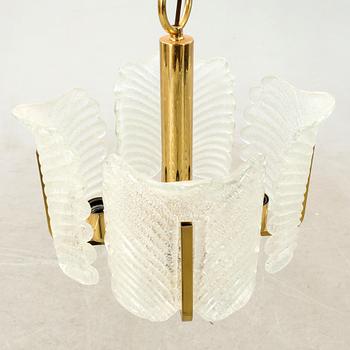 Ceiling lamp, likely from Italy, late 20th century.