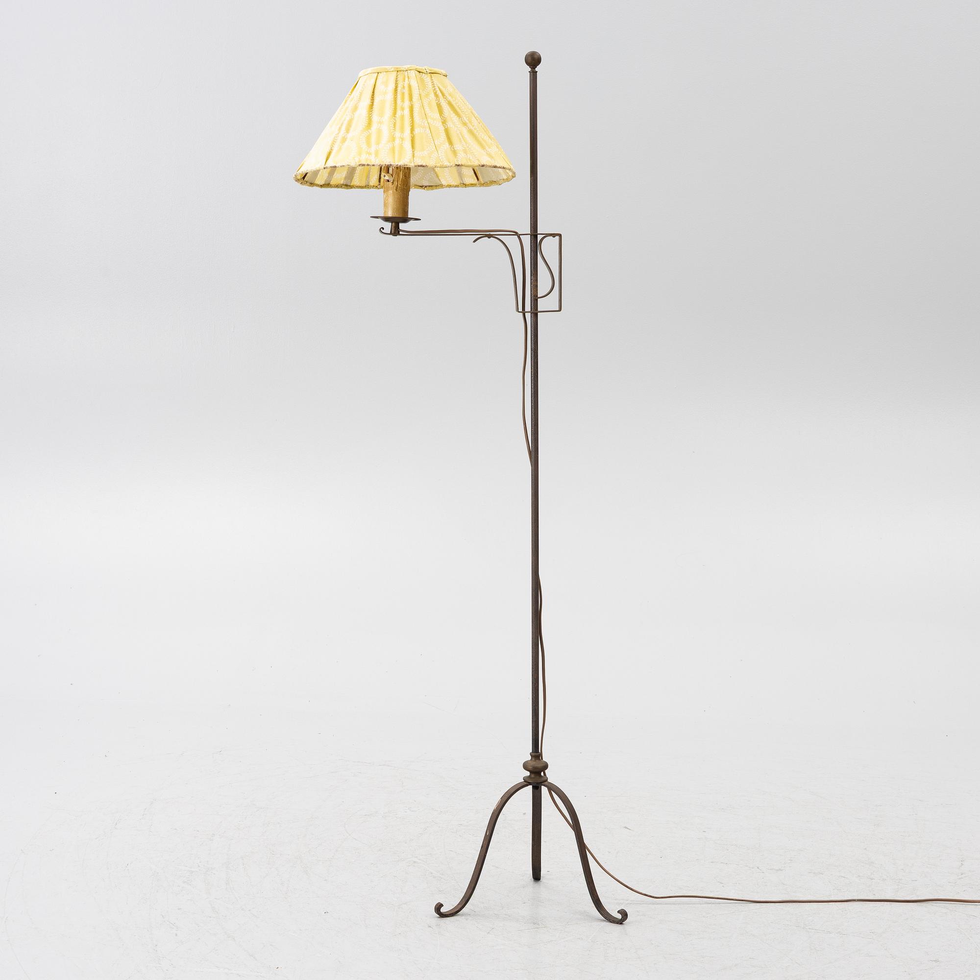 A floor lamp, 1940s.