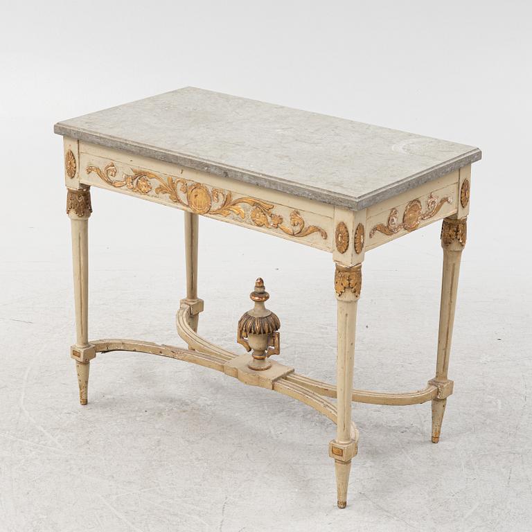 Console table, Gustavian style, second half of the 19th century.