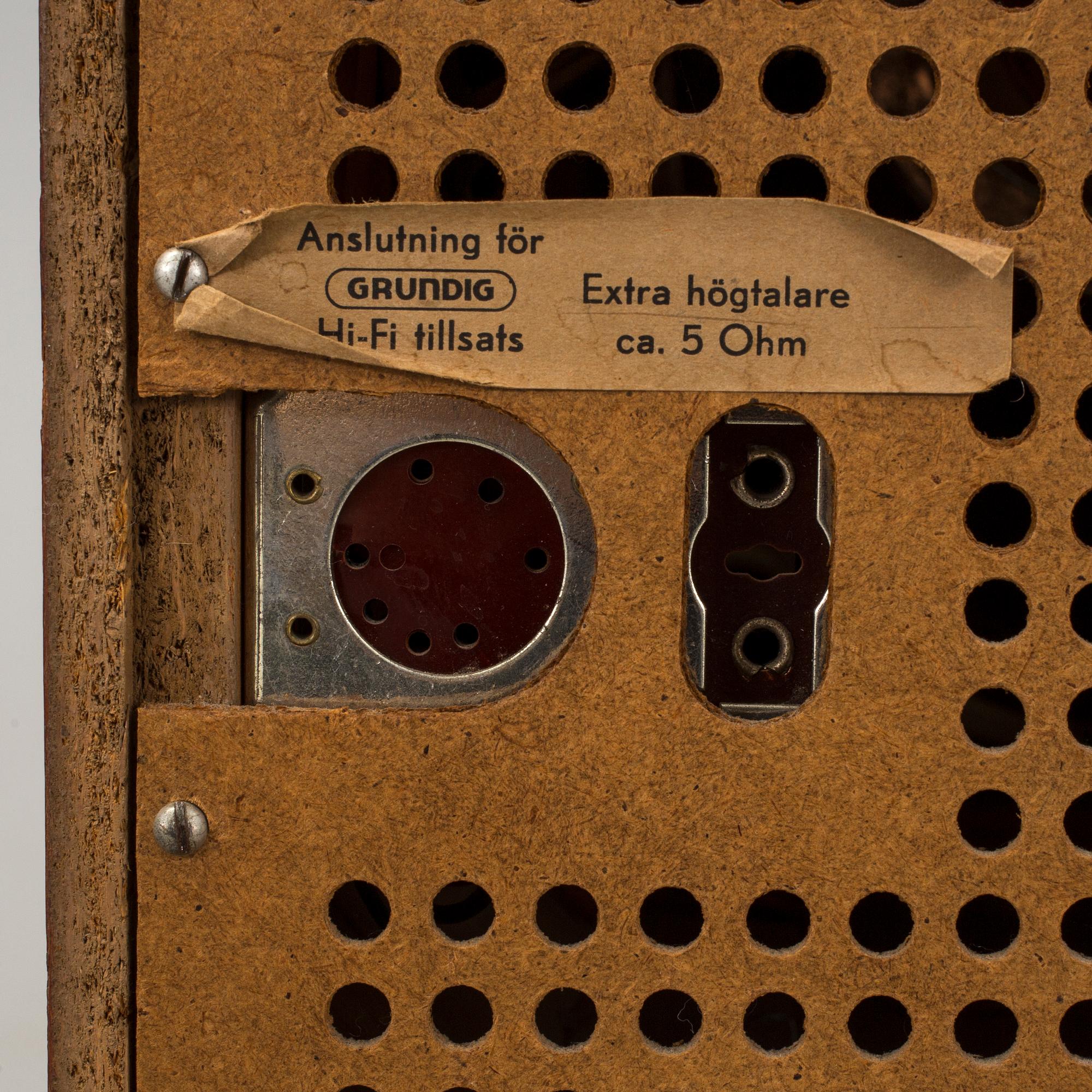 RADIOGRAMMOFON, Grundig, 1900-talets mitt.