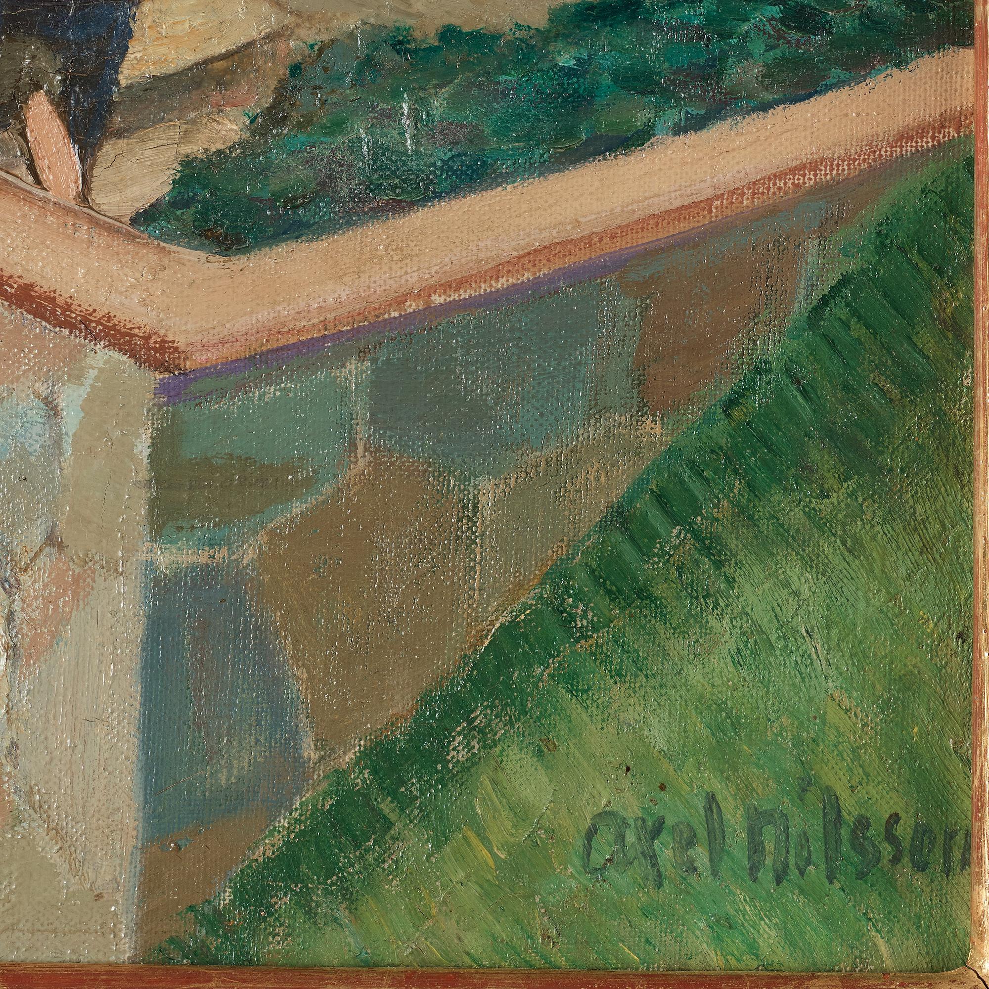 Axel Nilsson, "Terrassen, sommar".
