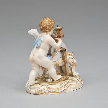 FIGURIN, porslin, Meissen, 1800-talets slut.