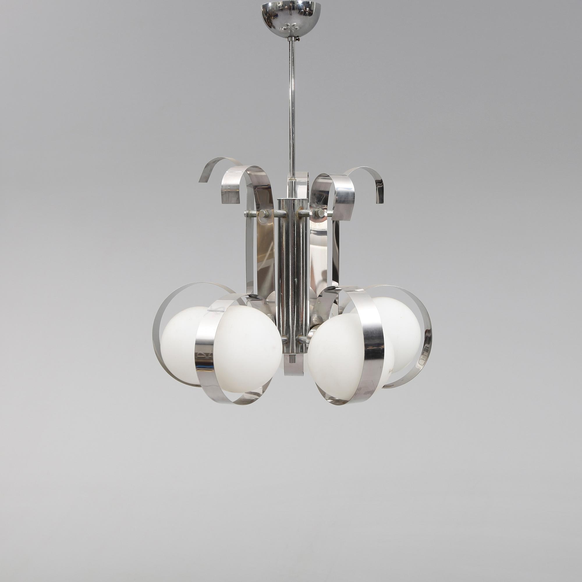 TAKLAMPA, art déco. Höjd 70 cm.