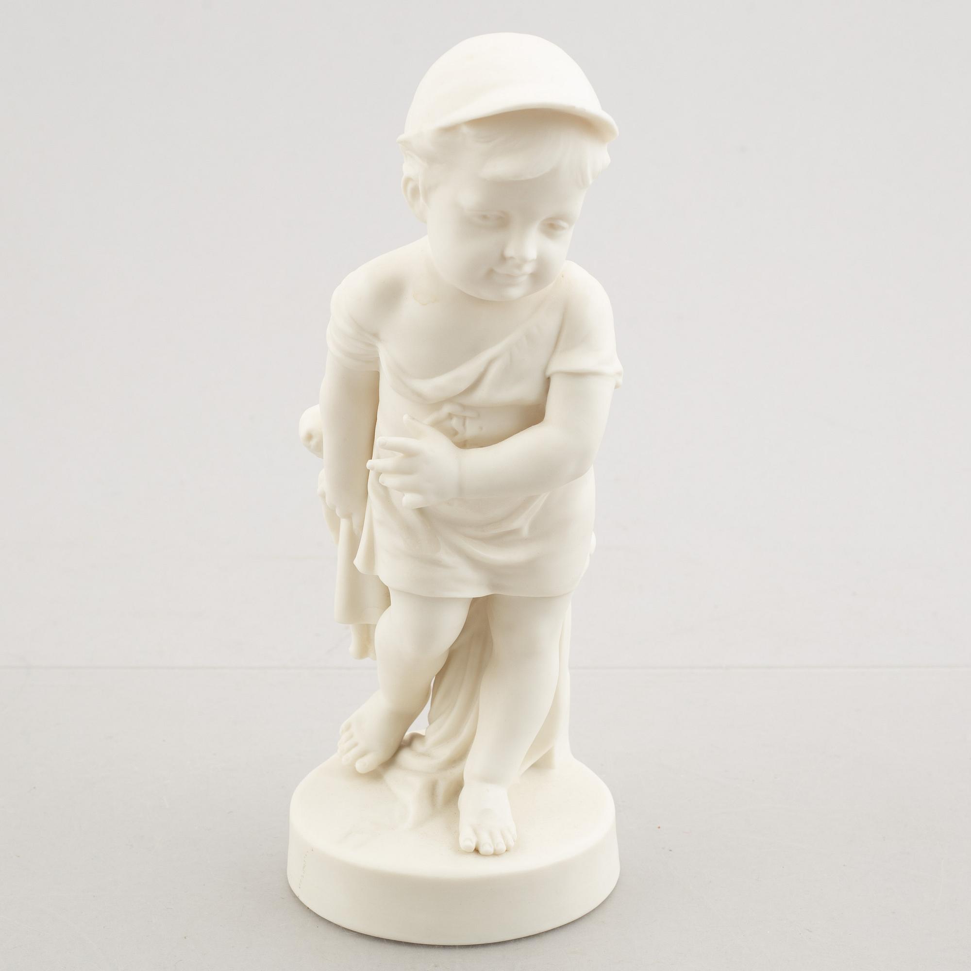 Three figurines, Gustafsberg, circa 1900.
