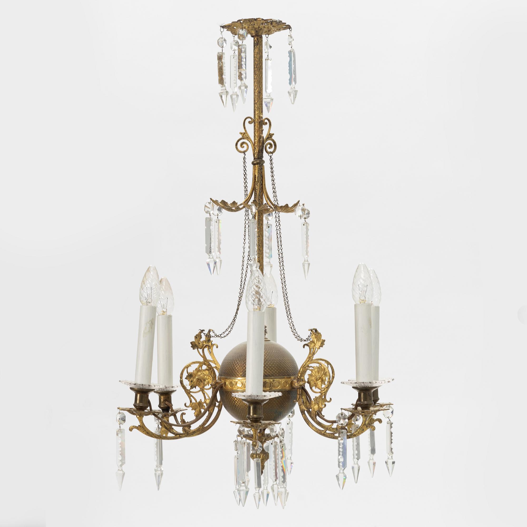 Ljuskrona, sent 1800-tal.