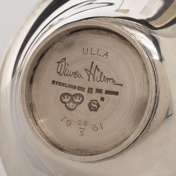 Wiwen Nilsson, skål, sterlingsilver, Anders Nilsson, Lund 1960.