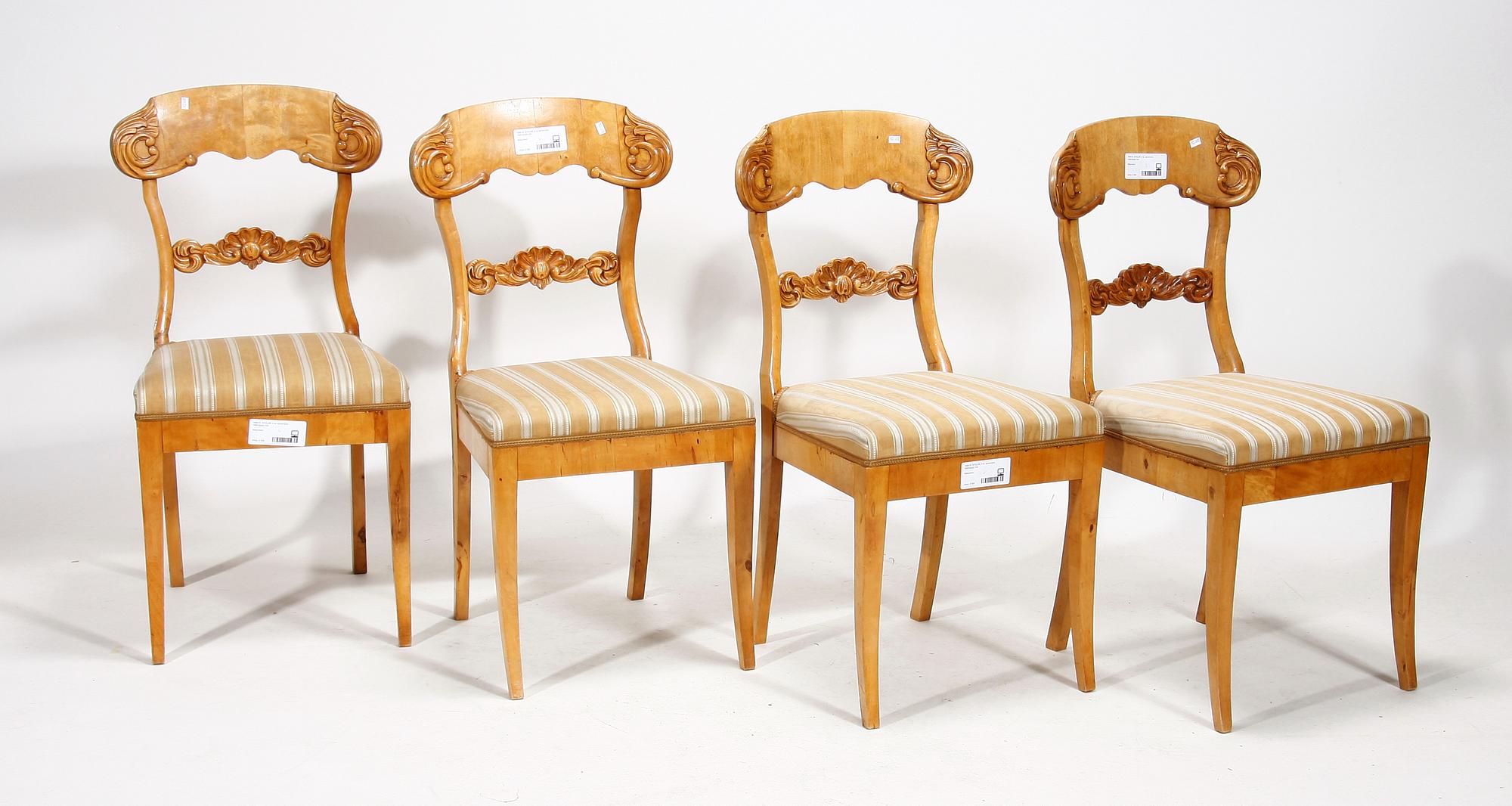 STOLAR, 4 st, senempire, 1800-talets mitt.