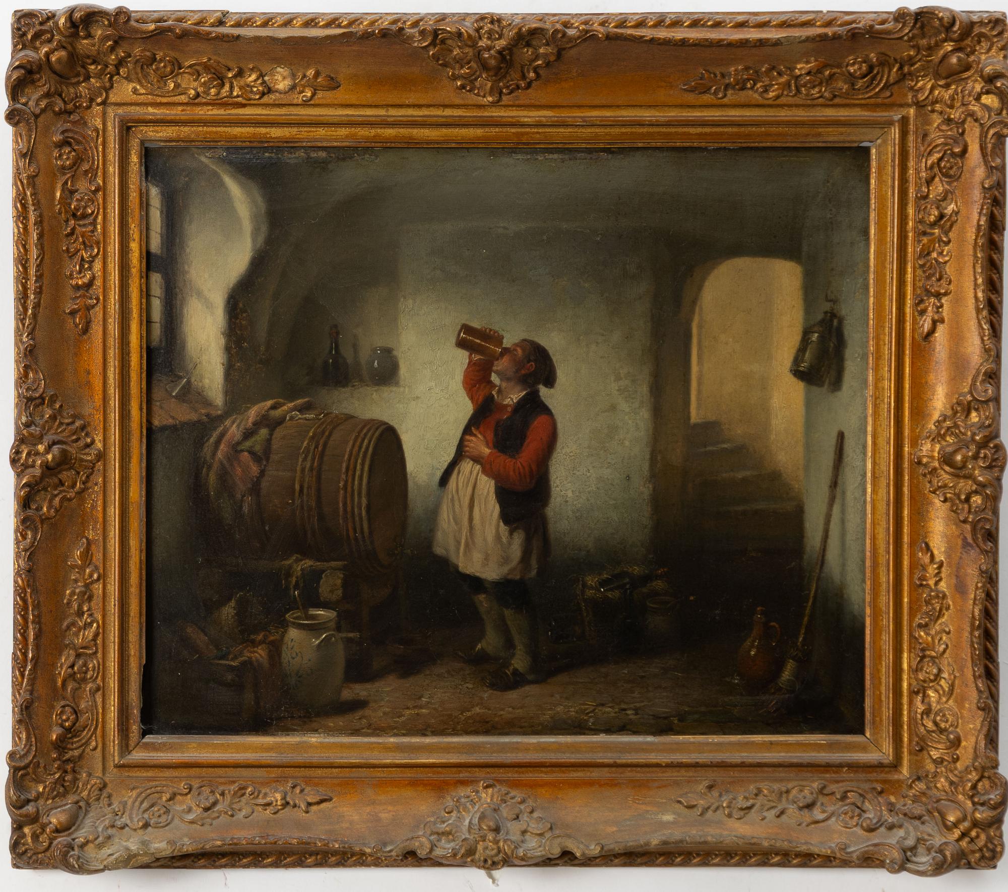 Unknown artist, 19th century, In the Wine Cellar.