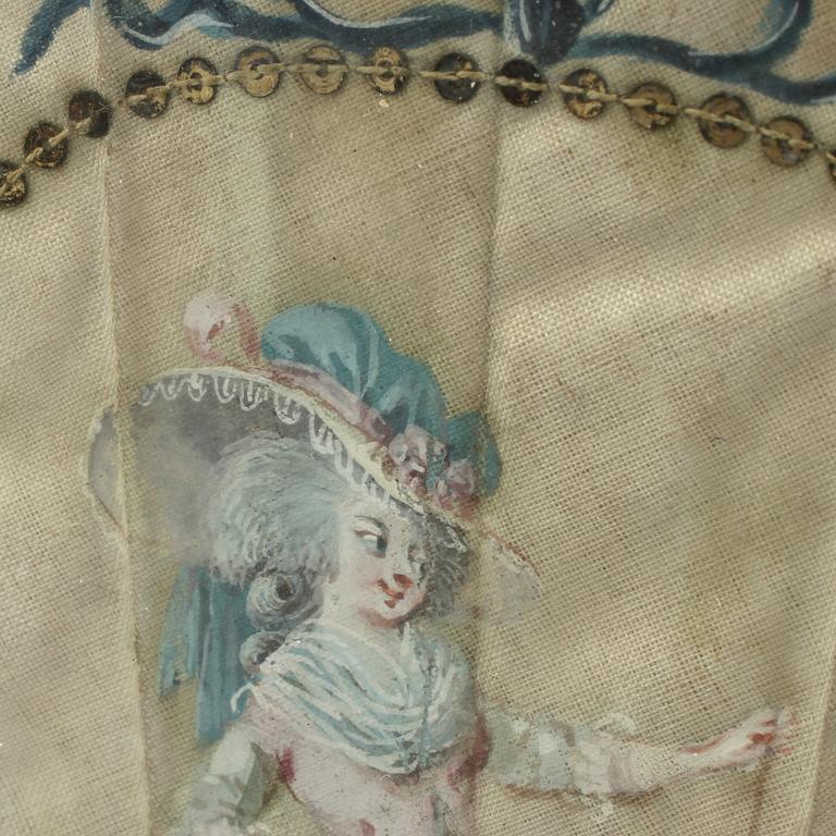 SIDENMÅLERI, sannolikt 1700-tal.