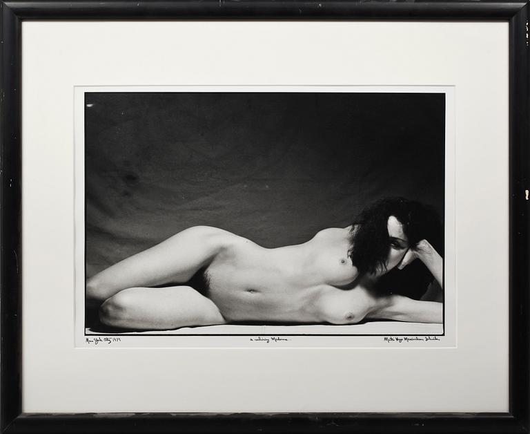 MARTIN HUGO MAXIMILLIAN SCHREIBER, silvergelatinfotografi, sign o dat New York City 1979.