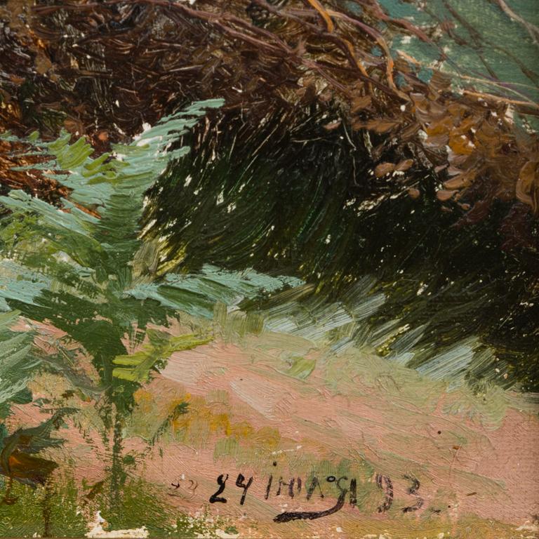 IVAN IVANOVITCH SHISHKIN, VÄITETTY, VEHREÄ MAISEMA.