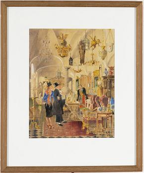 RUDOLF CARLBORG, Watercolour, signed R. Carlborg and dated 1941.