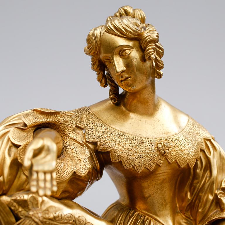 BORDSPENDYL, Richond à Paris, Frankrike, 1800-talets mitt.