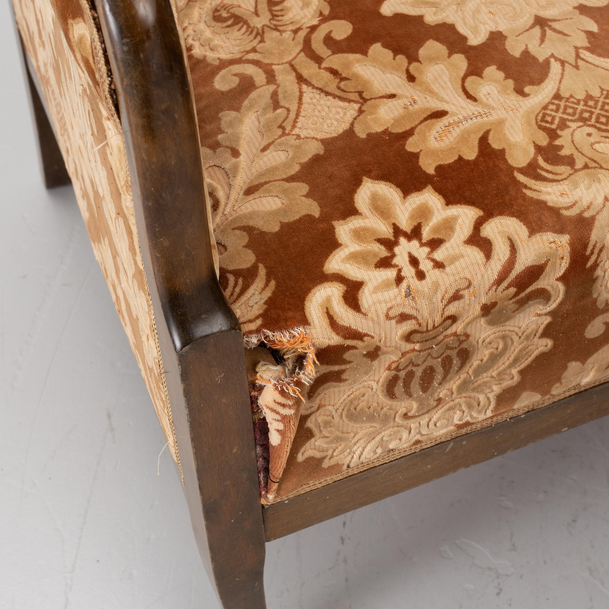 A pair of armchairs, Sweden, 1920s/30s.