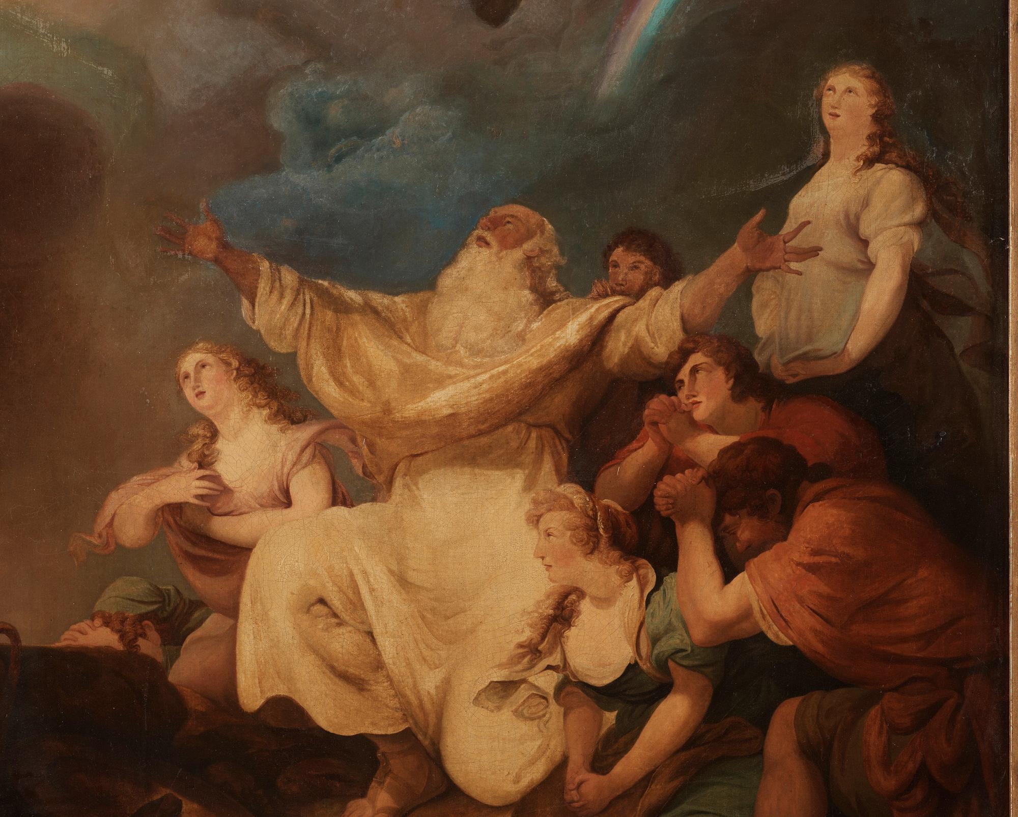 PHILIPP JAKOB DE LOUTHERBOURG, Circle of. Canvas laid down on panel.