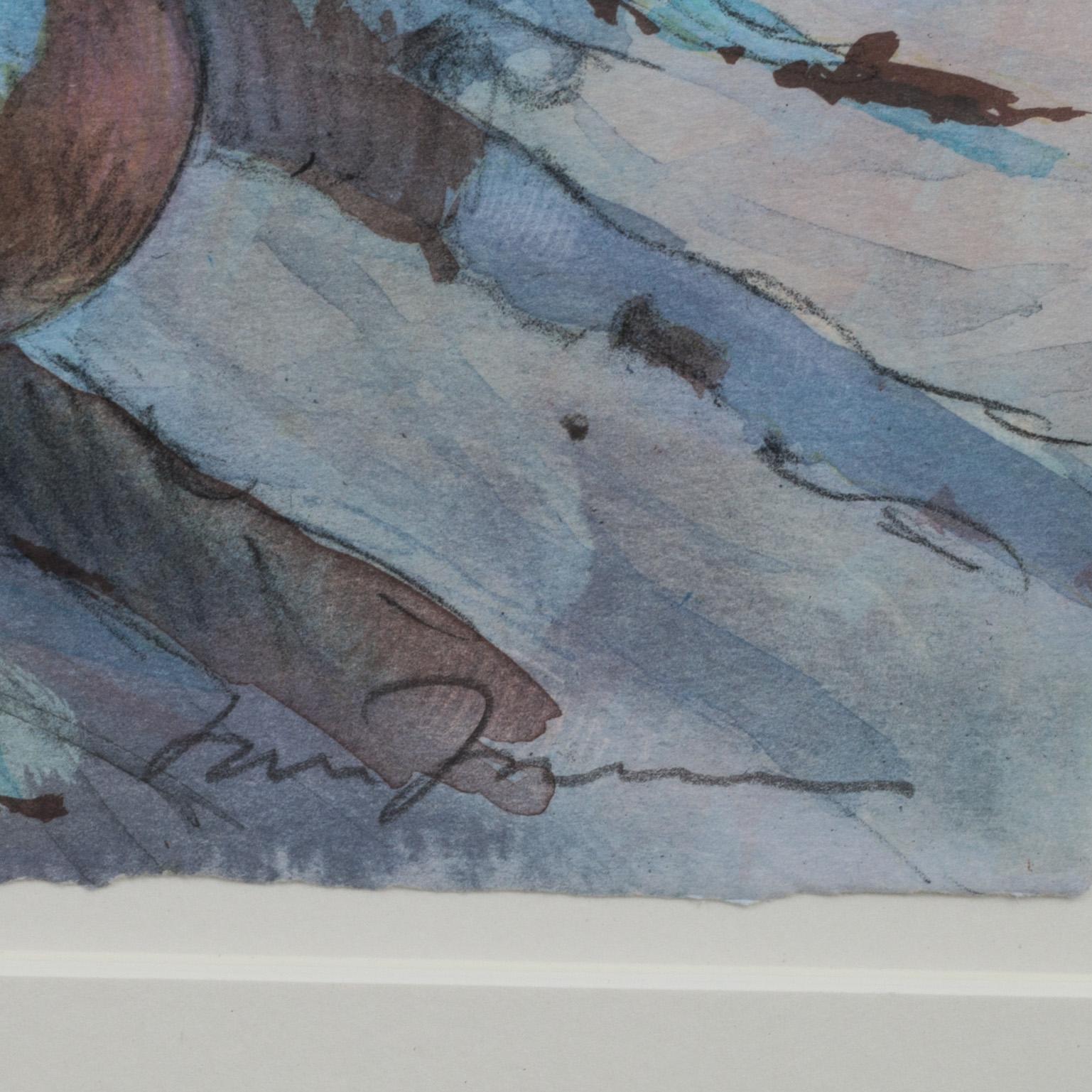 LARS JONSSON, färglitografi, signerad och numrerad 204/360.
