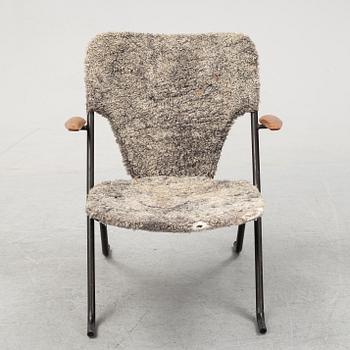 A 'Gåsen' armchair, Herman Persson Järn- & Trämanufaktur, Bjärnum, 1950's.
