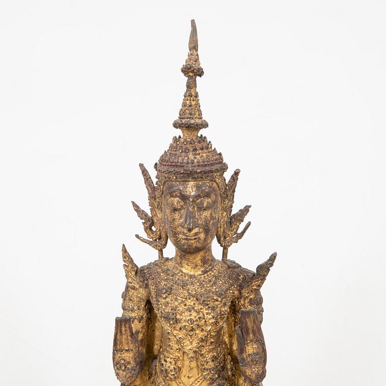 Buddha Thailand 1800-talets andra hälft Rattanakosin stil.