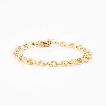 Bismarck-link necklace, 18K gold.