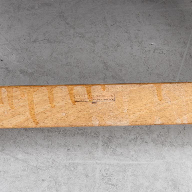 Bruno Mathsson, armchairs, "Eva", a pair, Firma Karl Mathsson, Värnamo, 1973.