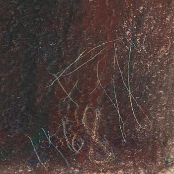 EDDIE FIGGE, mixed media, signed and dated 1968.