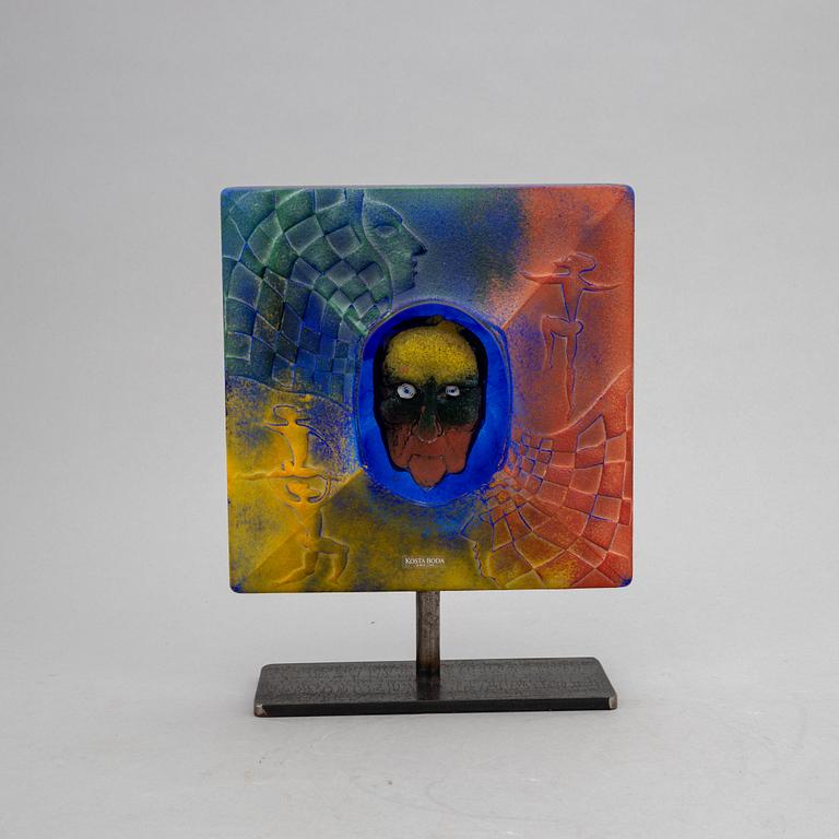 Kjell Engman, a glass sculpture, Kosta Boda.