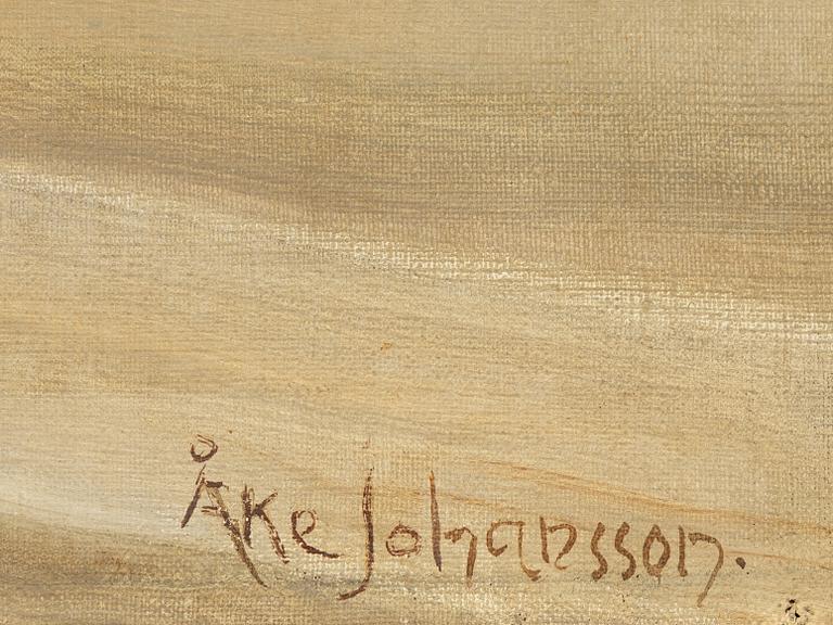 Åke Johansson, oil on canvas, signed.