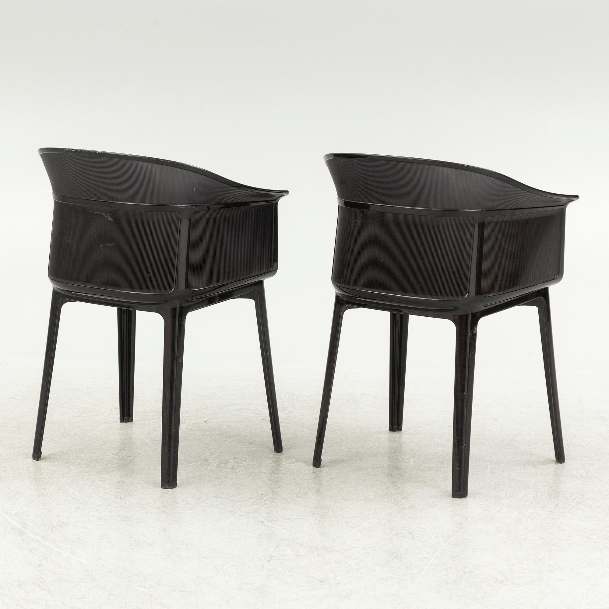 Ronan & Erwan Bouroullec, a set of eleven 'Papyrus' chairs, Kartell, Italy.