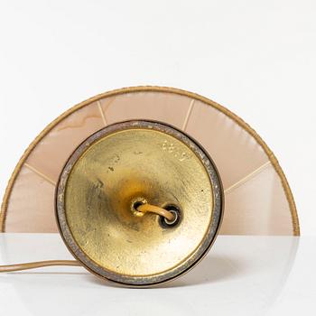 Harald Notini, bordslampa, modell "6893", Arvid Böhlmarks Lampfabrik, Stockholm, 1920-tal.