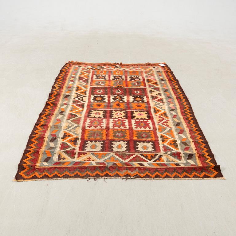 Carpet Kelim semi-antique approx. 248x140 cm.