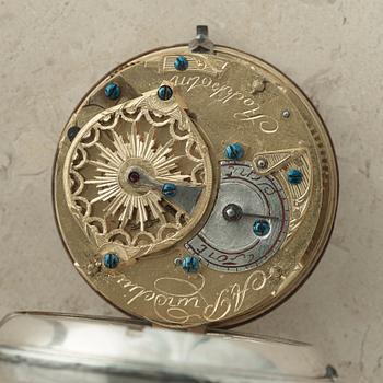 ANDERS RUNDELIUS (1746-1809), Stockholm, pocket watch, 58,5 mm,