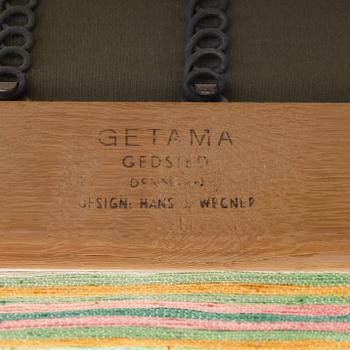 Hans J Wegner, soffa, "GE-240/3" / "Cigarren", Getama, Gedsted, Denmark.