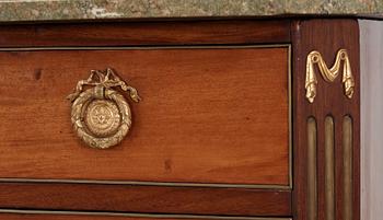 A late Gustavian late 18th century commode.