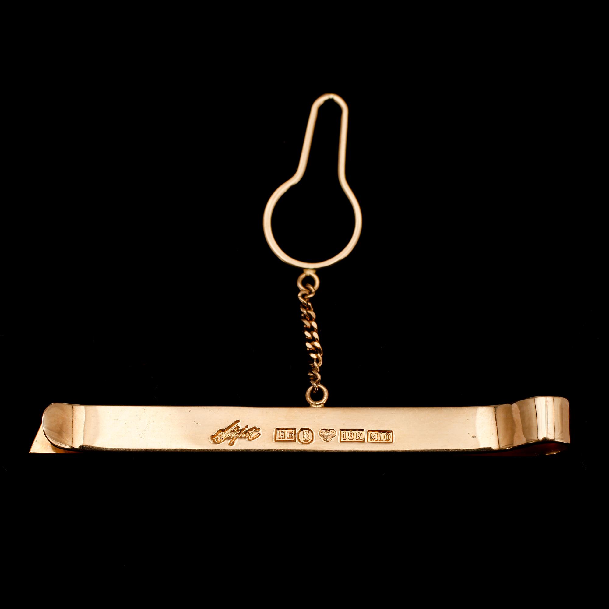SLIPSNÅL, 18 k guld, Stigbert, 1986. Vikt ca 6 g.