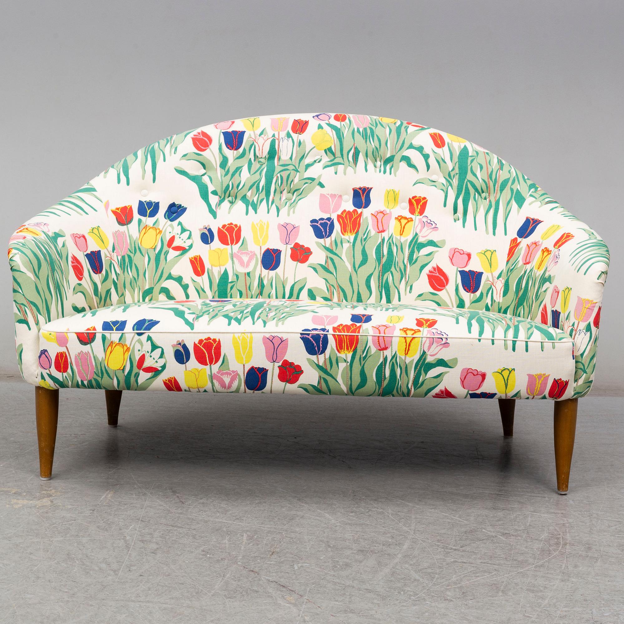 KERSTIN HÖRLIN-HOLMQUIST,  a 'Lilla Paradiset' sofa from Nordiska Kompaniet, 1960's.