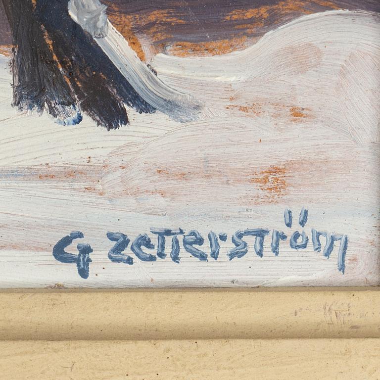 GUNNAR ZETTERSTRÖM, oil on canvas, signed.