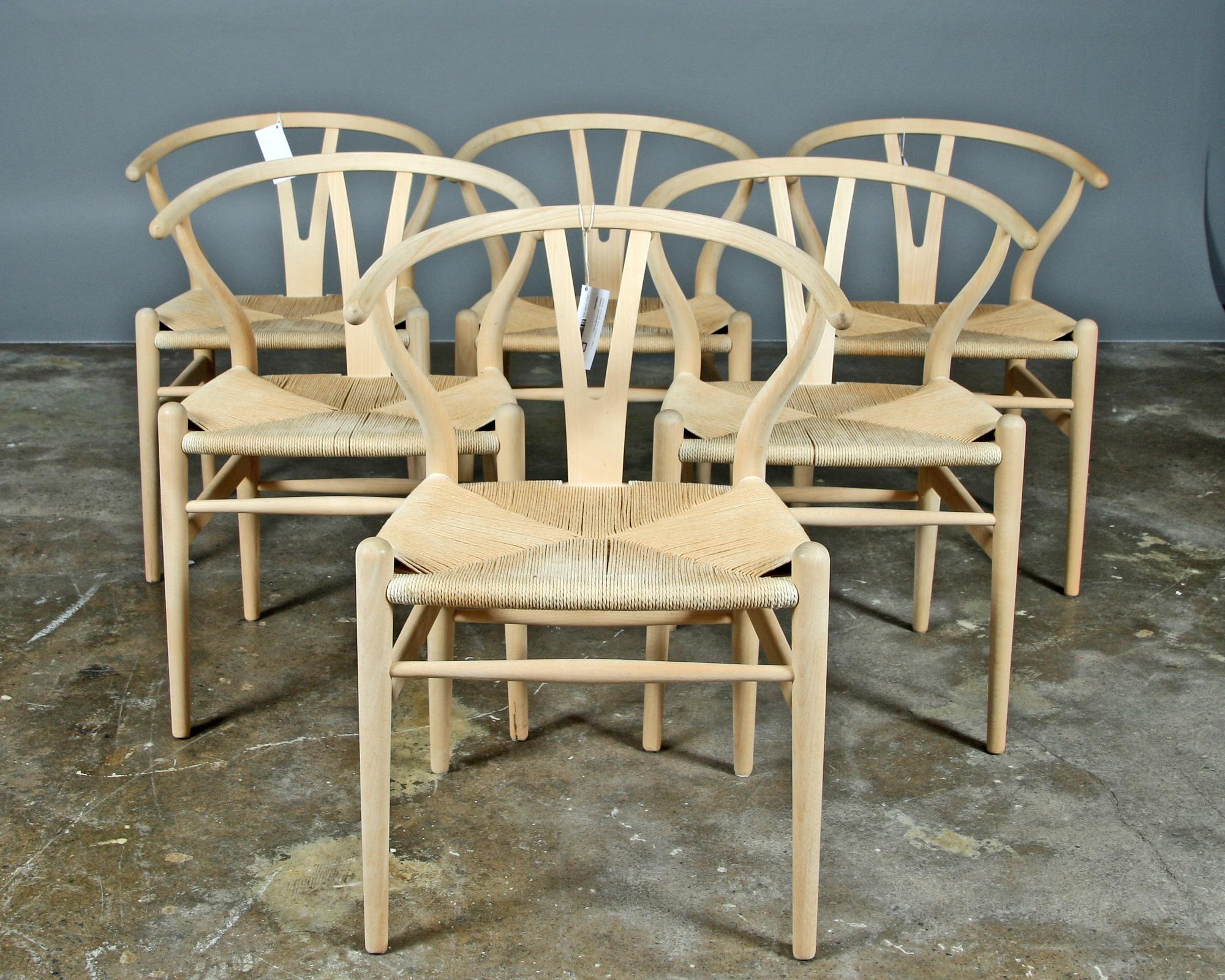 STOLAR, 6 st, "Y-stolen", Hans J. Wegner, Carl Hansen & Son.