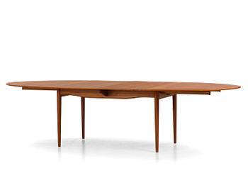 Finn Juhl, a teak dining table, Niels Vodder, Denmark, 1960s.