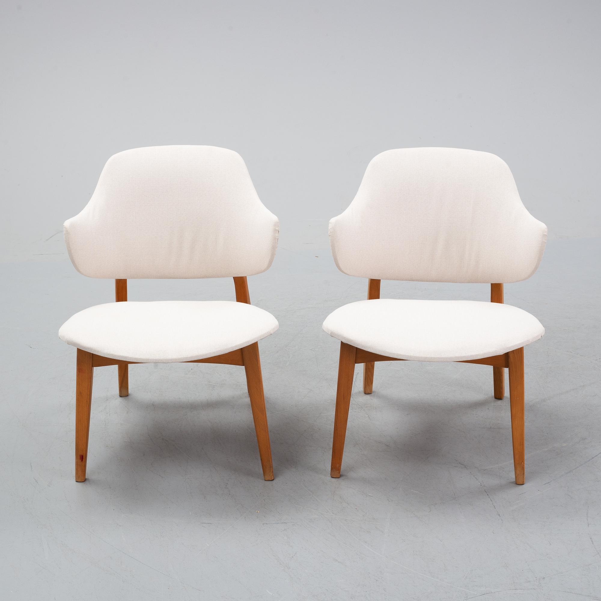 A pair of 'Winni' armchairs from IKEA, 1960's.
