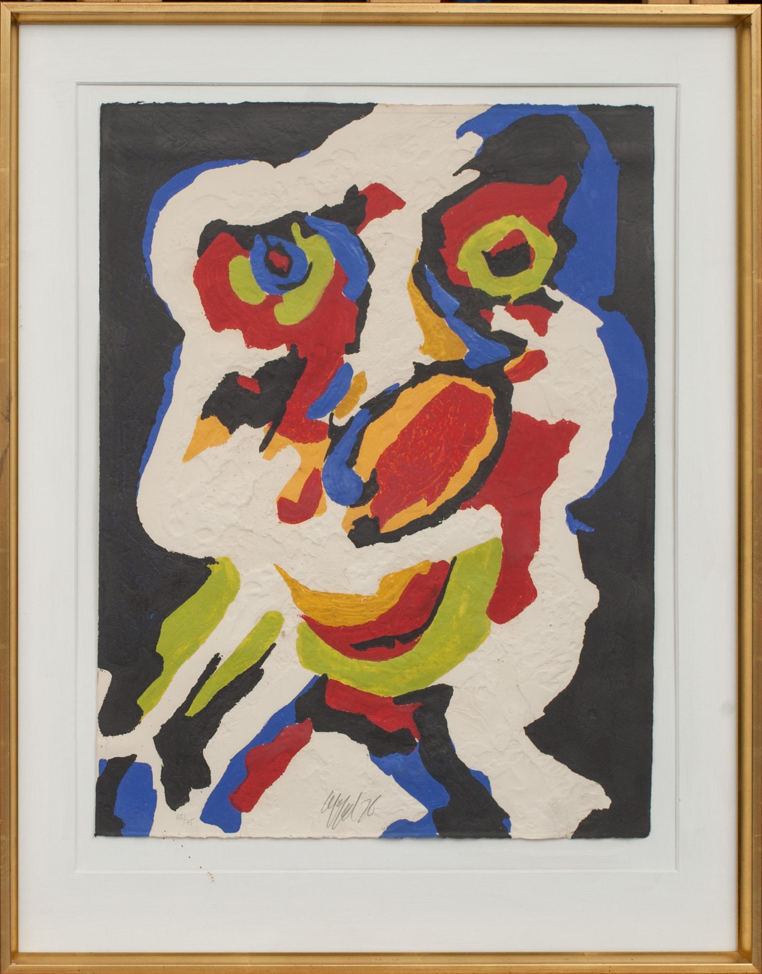 KAREL APPEL, carborundumetsning, signerad  och numrerad 65/75.