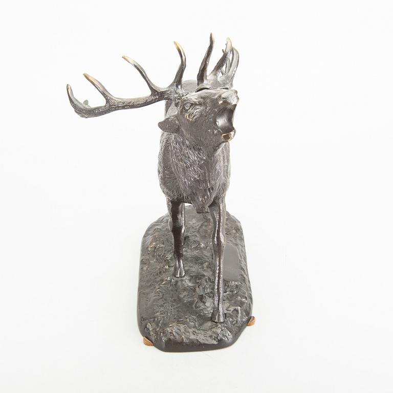 SKULPTUR, brons, signerad  A.K Korniluk, Bracia Korniluk Siedlce.