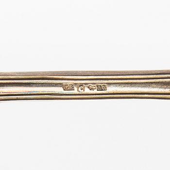 Christian Brockmann Resebestick 3 dlr i etui "Olga" silver Karlstad 1870.