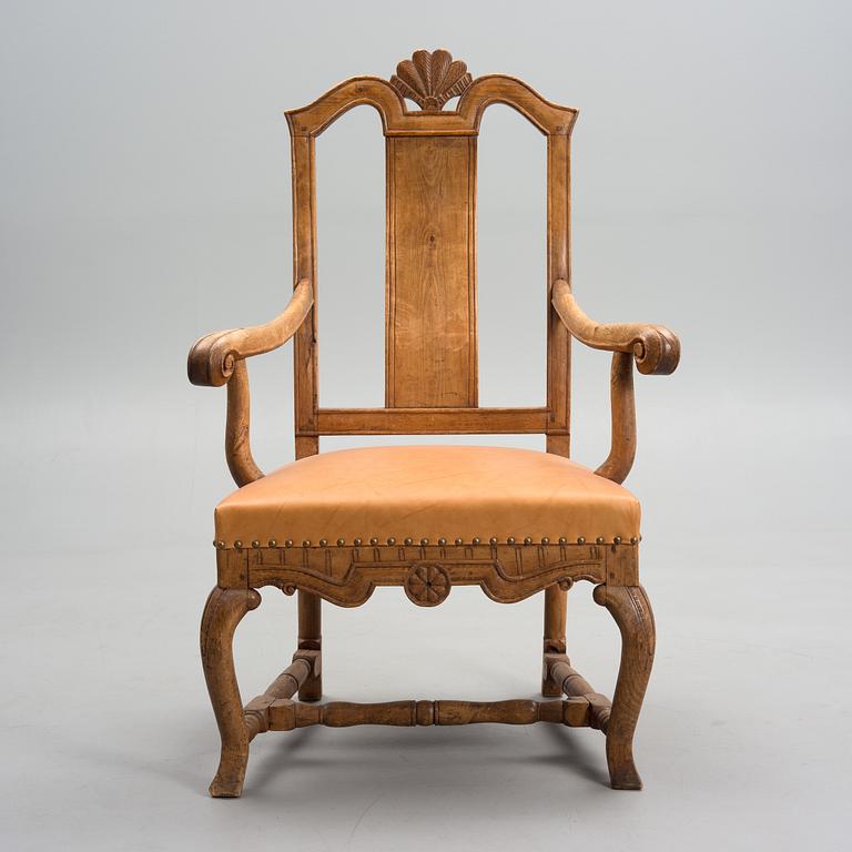 CHAIR, baroc, middle of the 18th century.