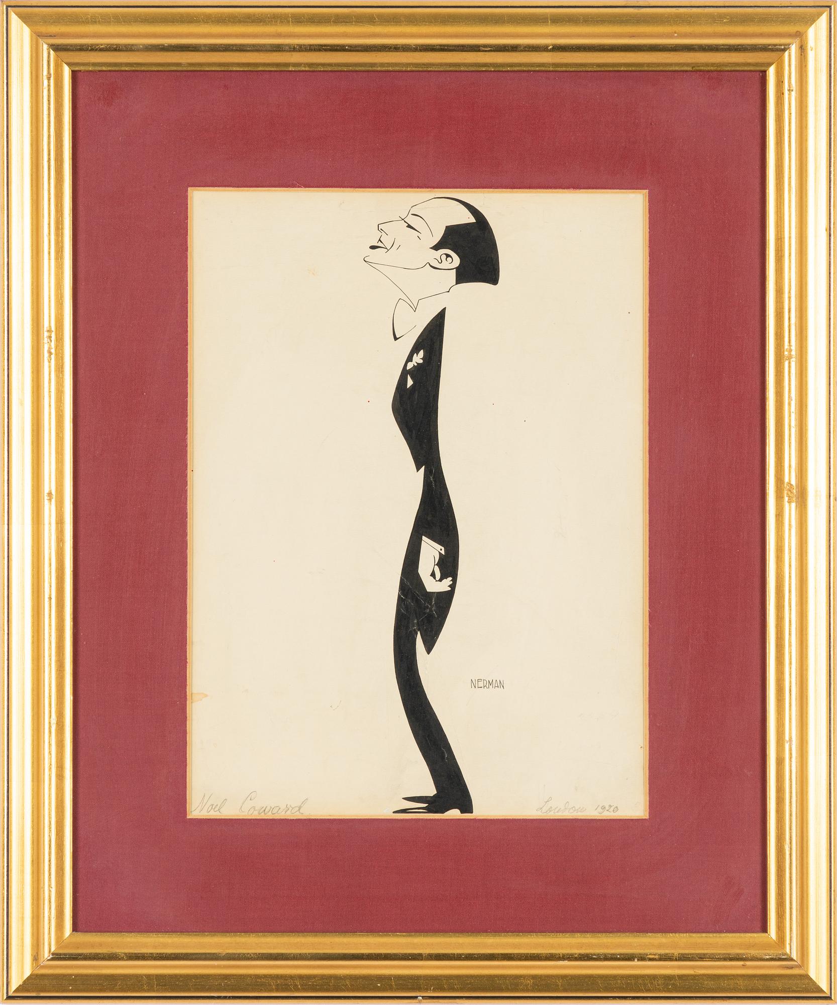 Einar Nerman, "Noel Coward" (1899-1973).