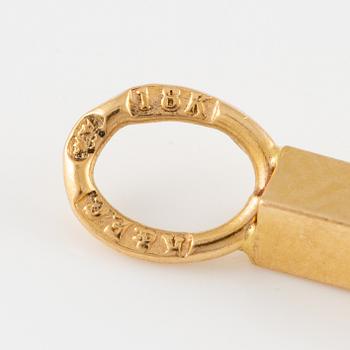 Bracelet, 18K gold with pearls.