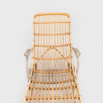 Aino Aalto, puutarhatuoli / aurinkotuoli, malli 374, jälleenmyyjä Artek, 1957.