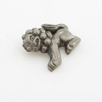 Anna Petrus, Brooch in pewter, for the company Svenskt Tenn.