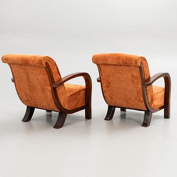 Fåtöljer, ett par, Art-Deco stil, 1900-tal.