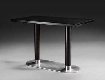469. An Axel-Einar Hjorth Typenko black lacquered console table, NK Sweden 1931.
