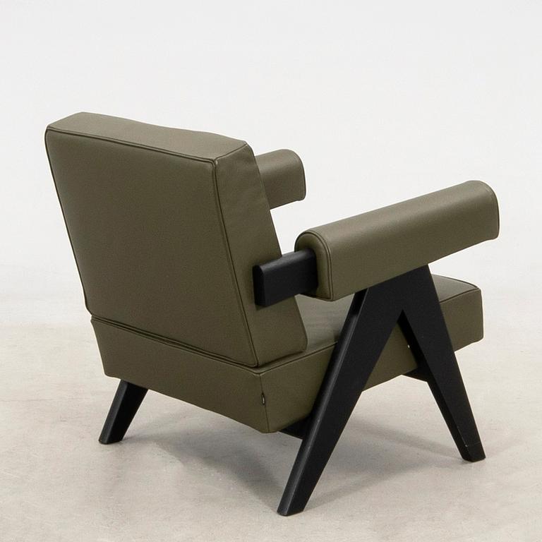 Pierre Jeanneret, fåtölj "053 Capitol Complex Armchair" Vitra 2000-tal.